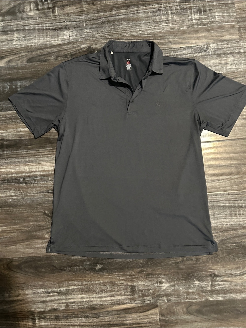 Lululemon Men's Dark Gray Polo Shirt